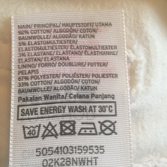 NWOT: Topshop Moto Jamie High Rise White Skinny Jeans, W26 L30 - Picture 12 of 14